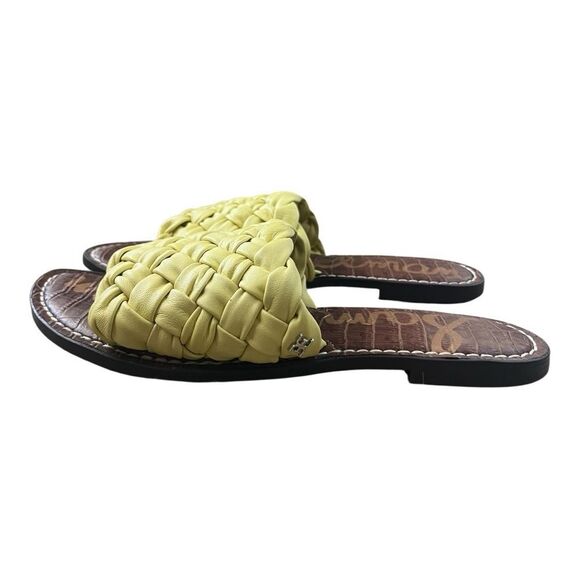 Sam Edelman Women's Yellow Woven Sandals - Picture 4 of 7